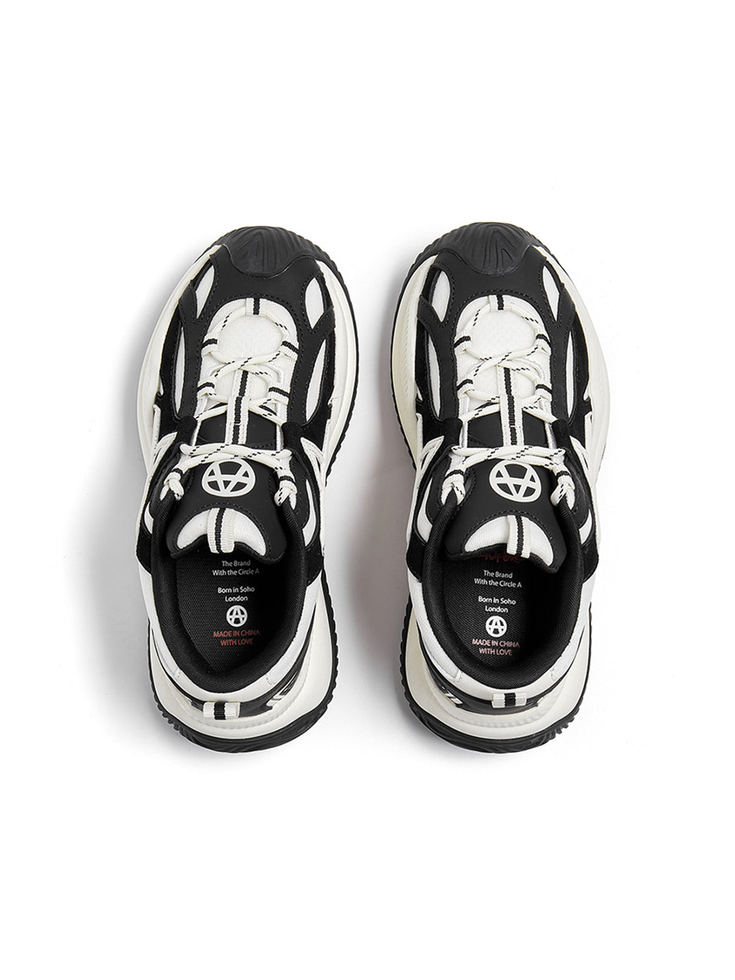 Star-Lace Wave-Sole Chunky Sneakers - Skipkicks