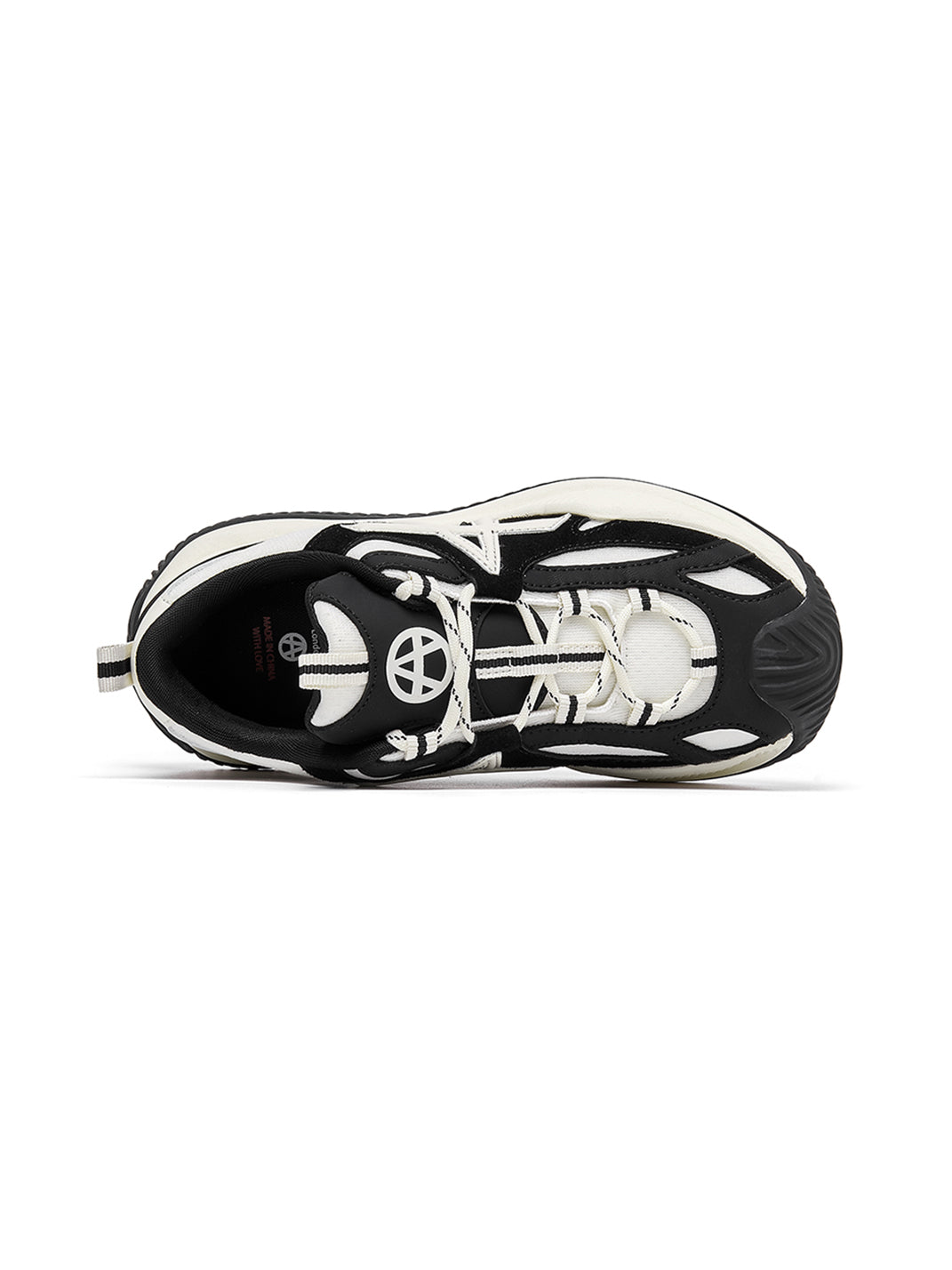 Star-Lace Wave-Sole Chunky Sneakers - Skipkicks