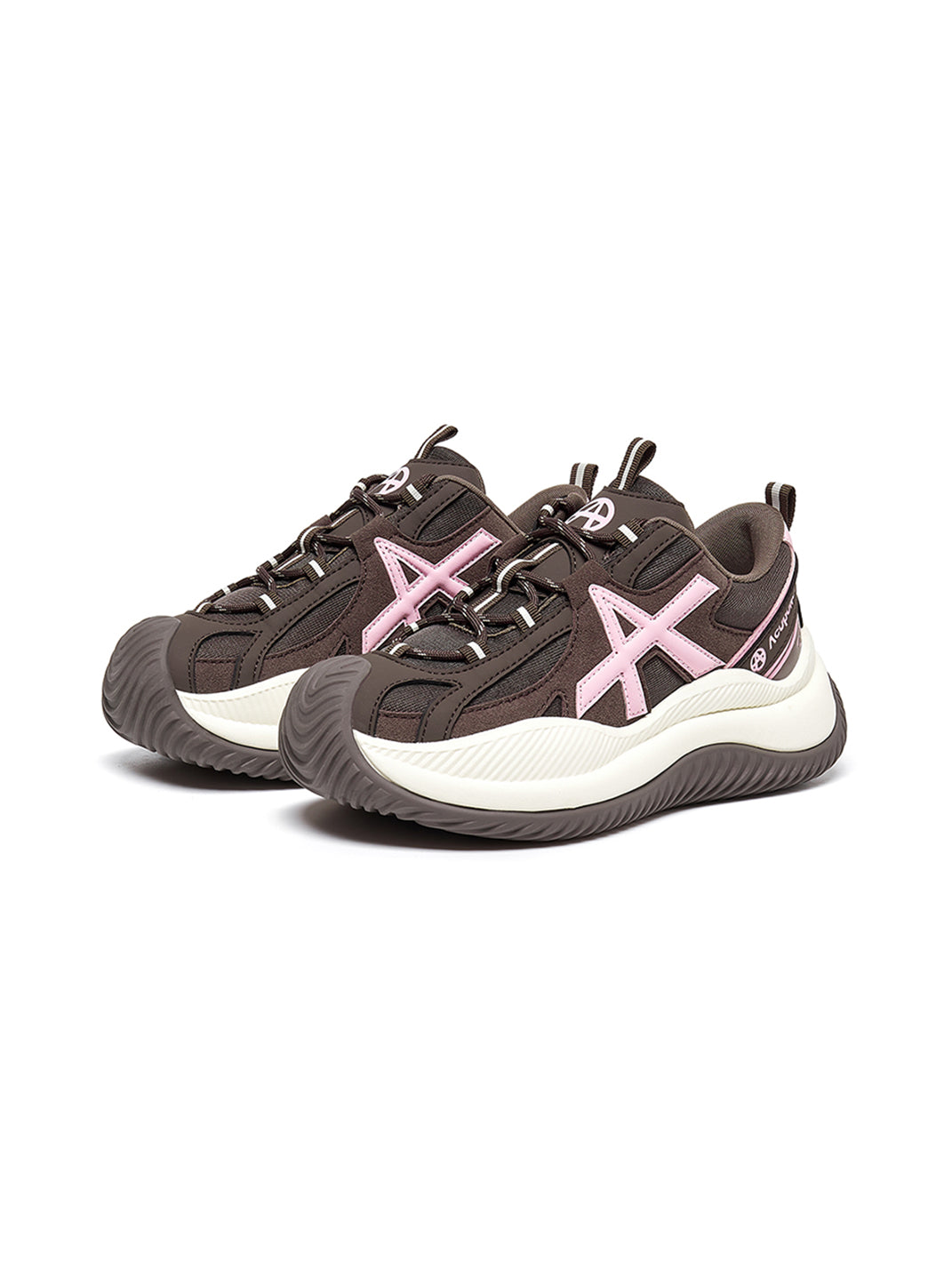Star-Lace Wave-Sole Chunky Sneakers - Skipkicks