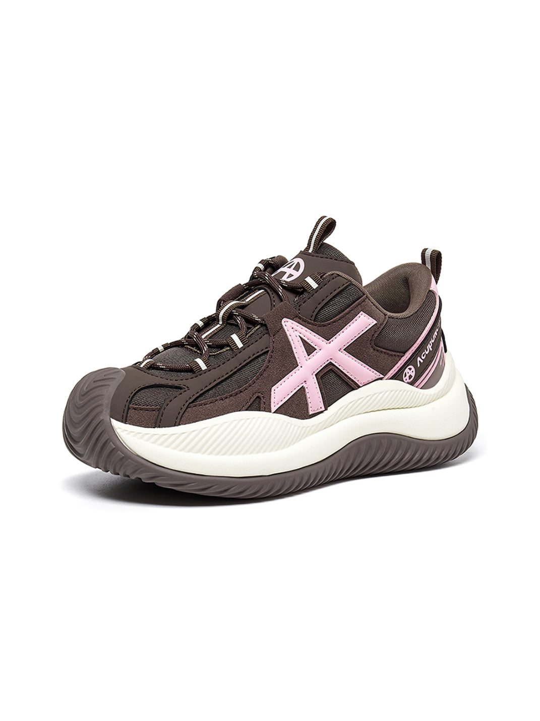 Star-Lace Wave-Sole Chunky Sneakers - Skipkicks