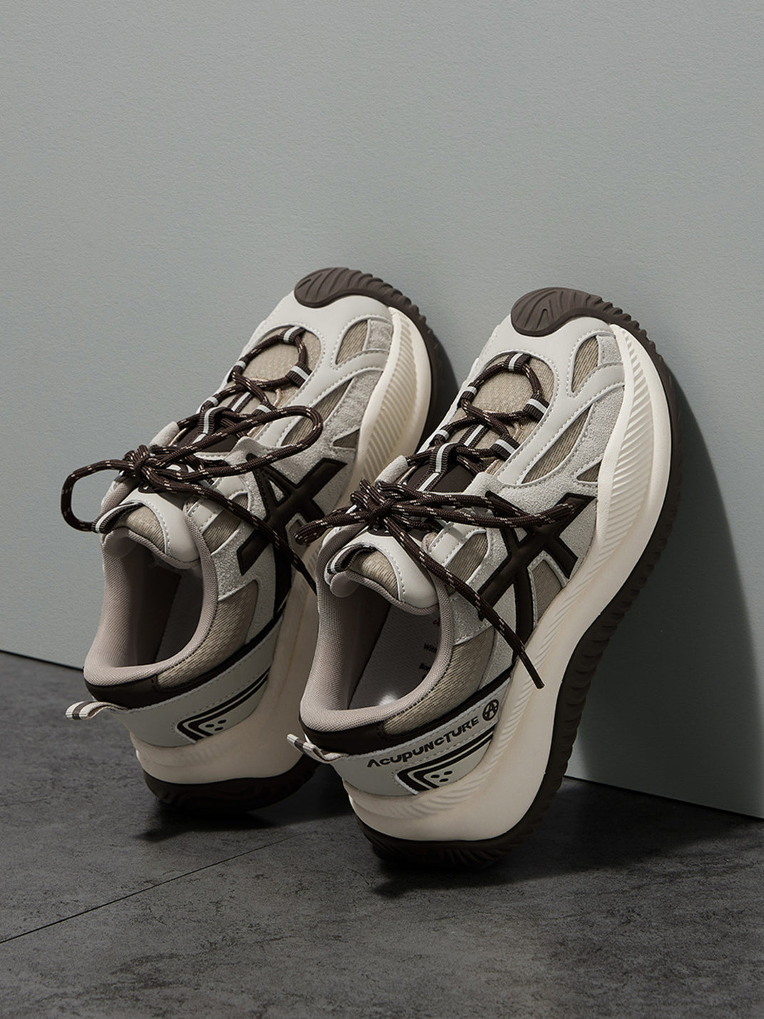 Star-Lace Wave-Sole Chunky Sneakers - Skipkicks