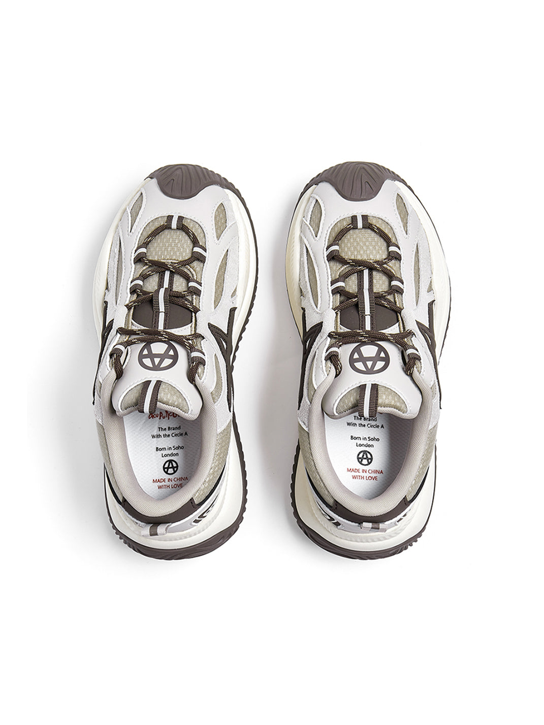 Star-Lace Wave-Sole Chunky Sneakers - Skipkicks