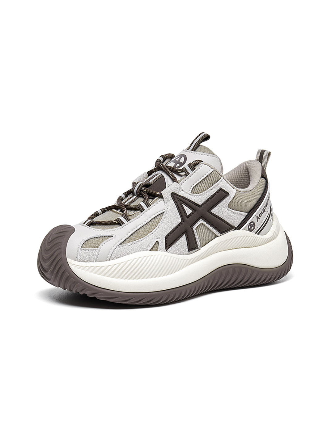 Star-Lace Wave-Sole Chunky Sneakers - Skipkicks
