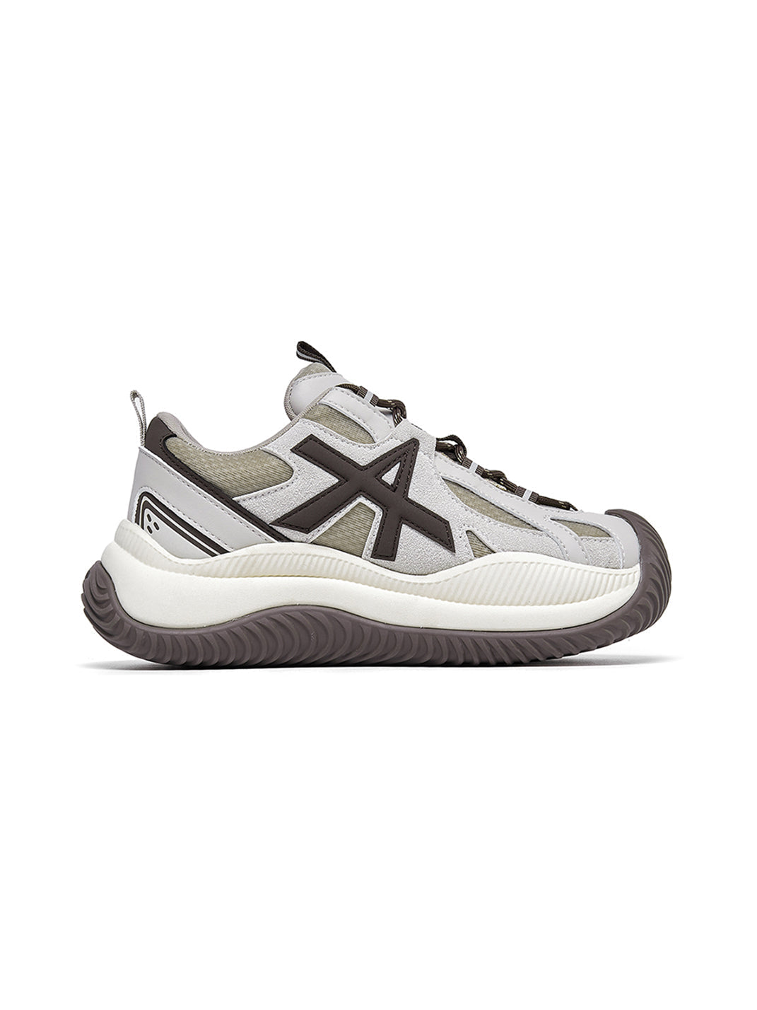 Star-Lace Wave-Sole Chunky Sneakers - Skipkicks