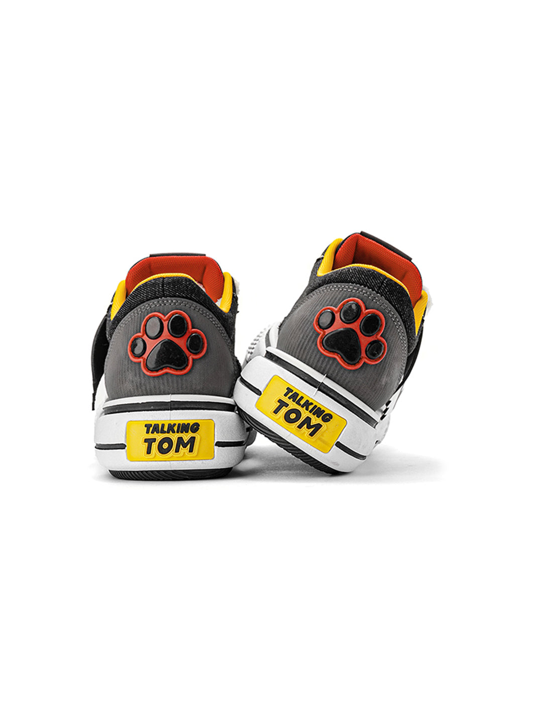 Contrast Graphic Chunky-Sole Low-Top Sneakers - Skipkicks