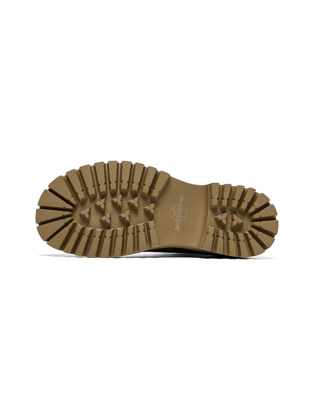 Tan Round-Toe Lug-Sole Work Boots - Skipkicks