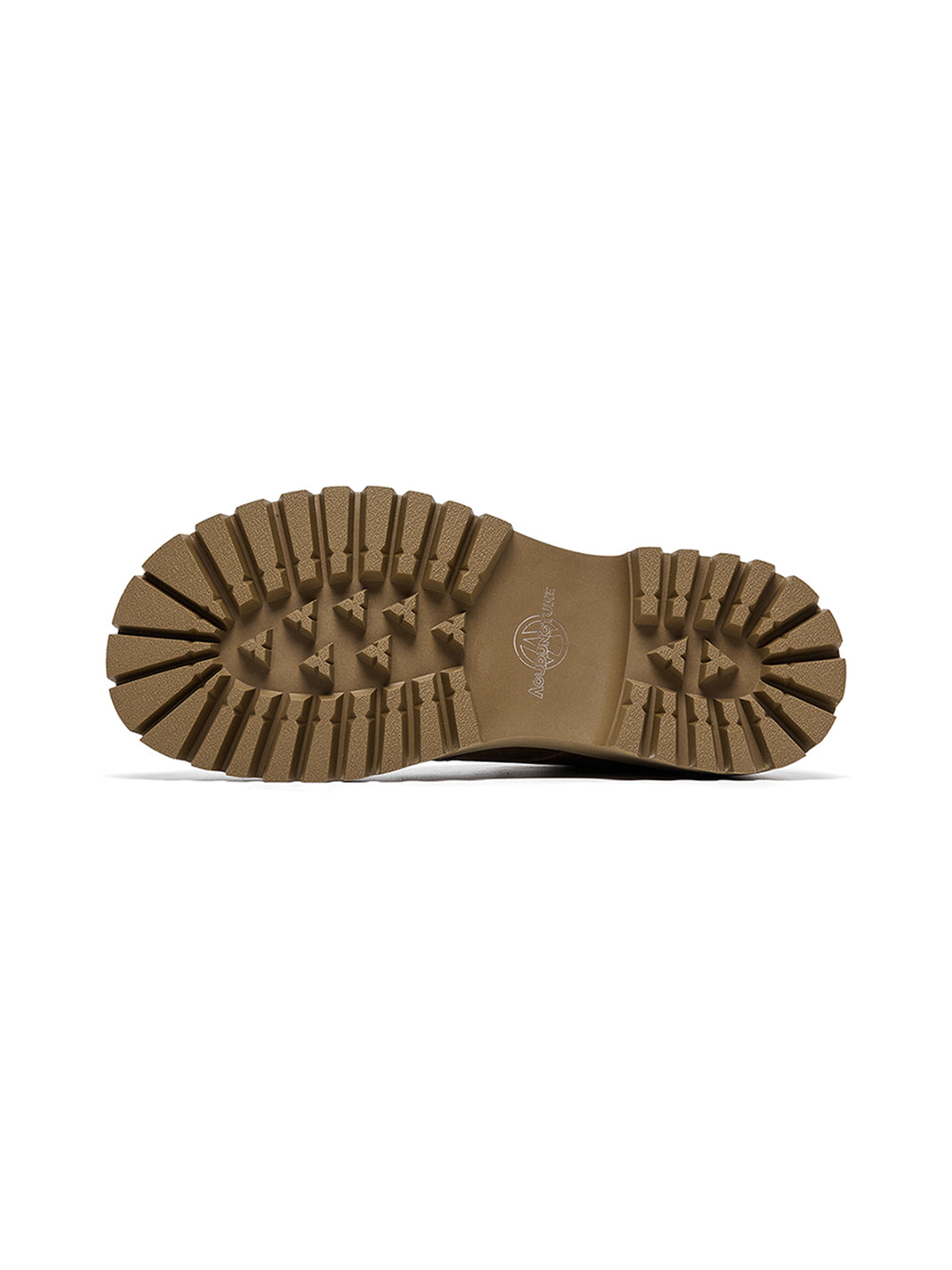 Tan Round-Toe Lug-Sole Work Boots - Skipkicks