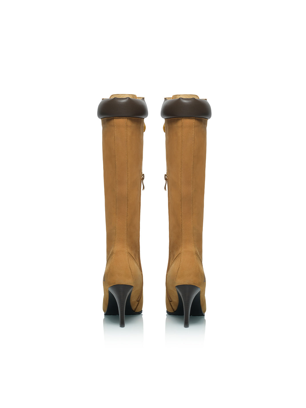 Corset-Lace Pointed Knee-High Boots - Skipkicks