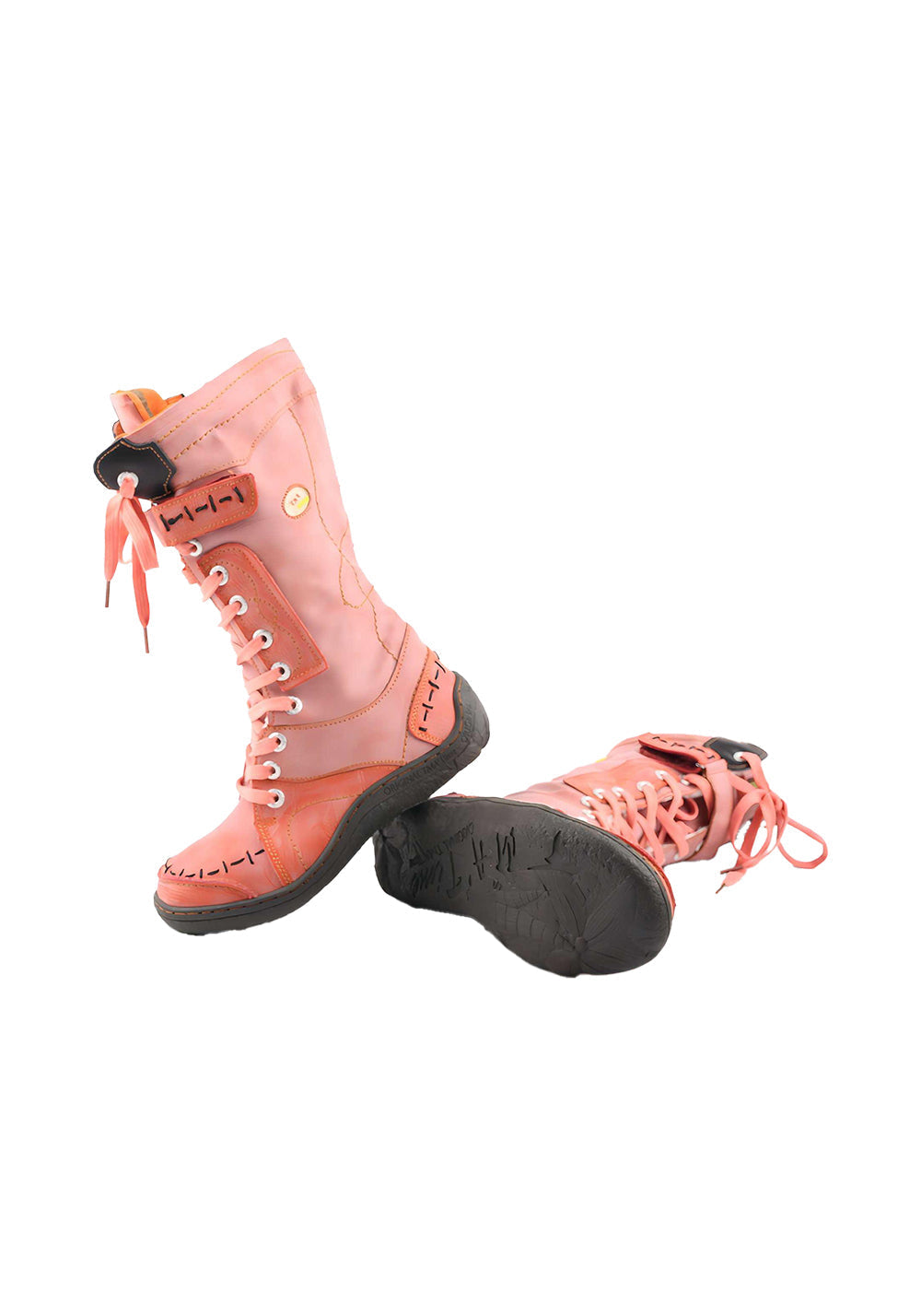Washed PU Fleece-Lined Y2K Tall Boots - Skipkicks