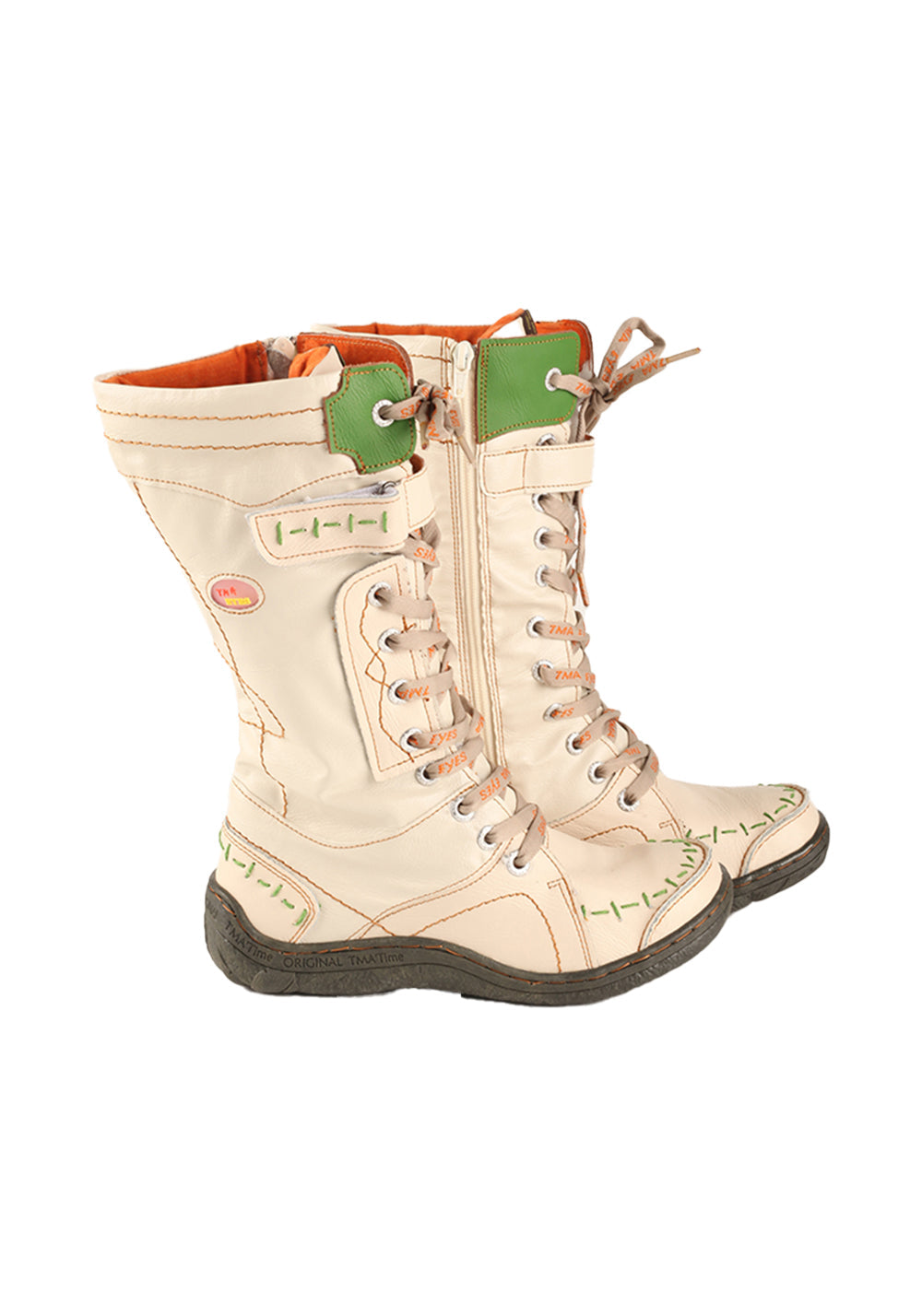 Washed PU Fleece-Lined Y2K Tall Boots - Skipkicks