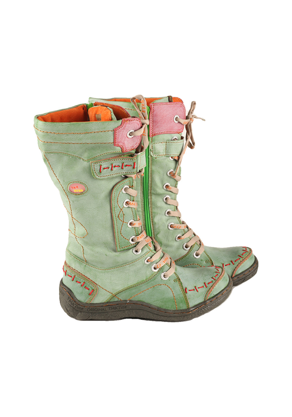 Washed PU Fleece-Lined Y2K Tall Boots - Skipkicks