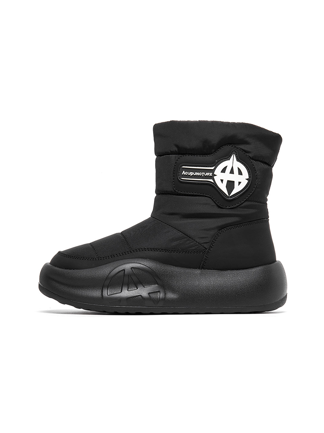 White Padded Mid-Calf Snow Boots - Skipkicks