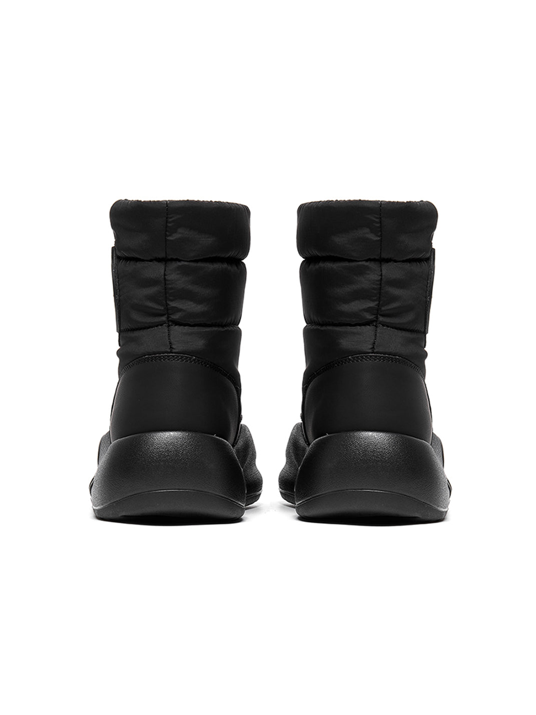 White Padded Mid-Calf Snow Boots - Skipkicks