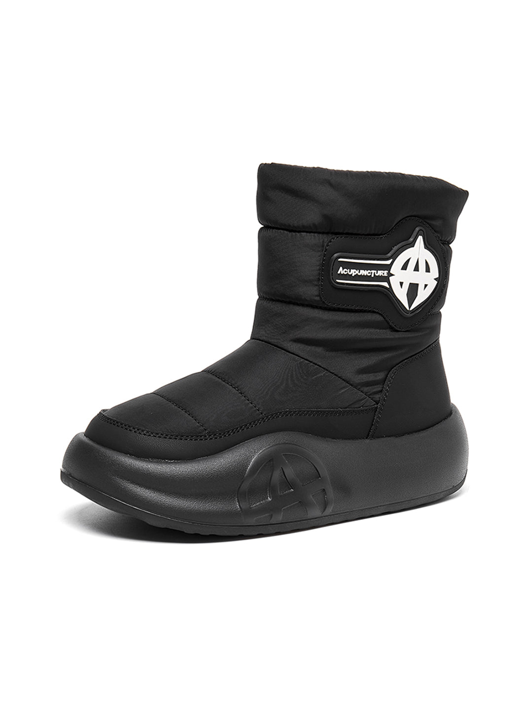 White Padded Mid-Calf Snow Boots - Skipkicks