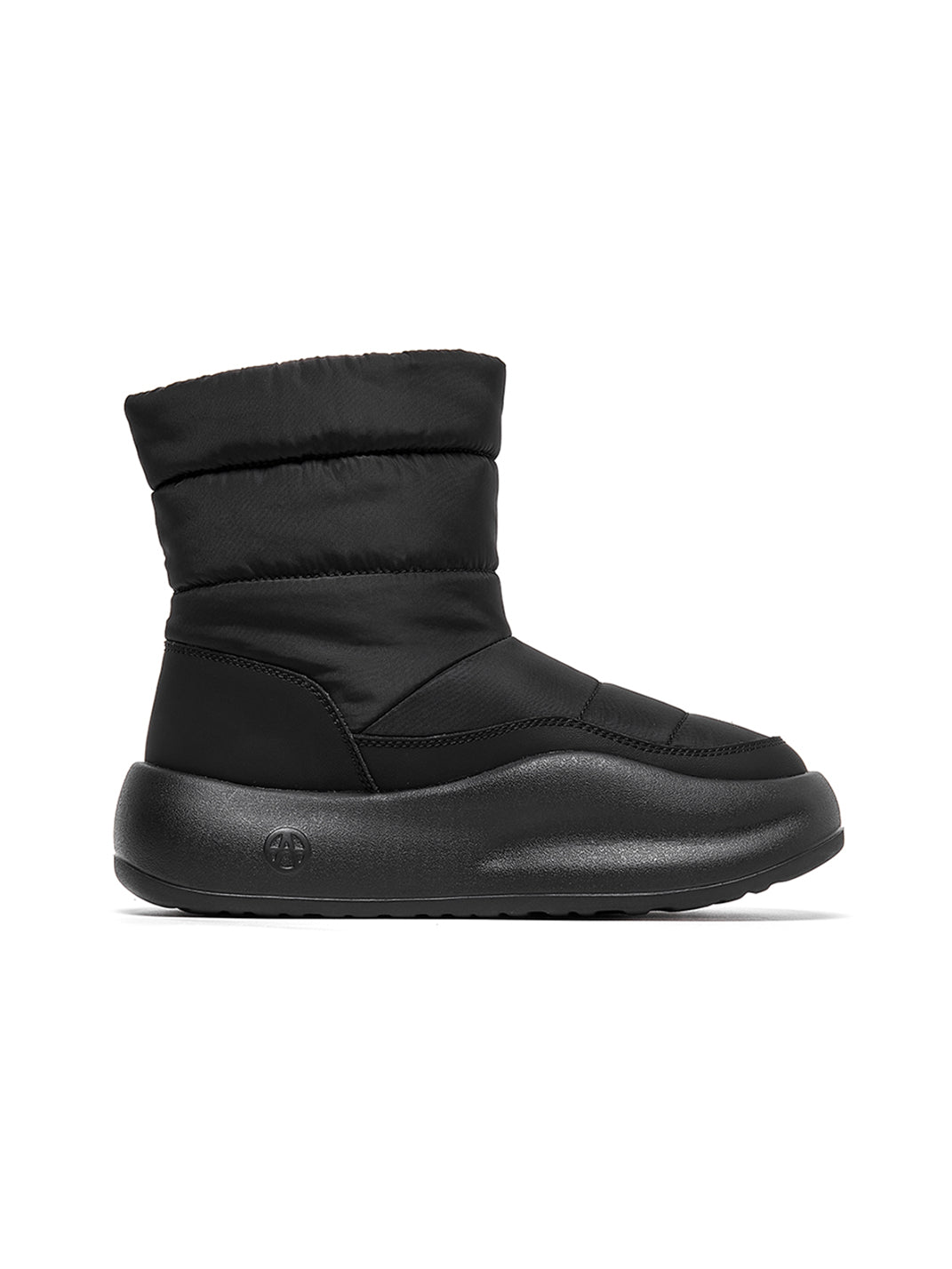 White Padded Mid-Calf Snow Boots - Skipkicks