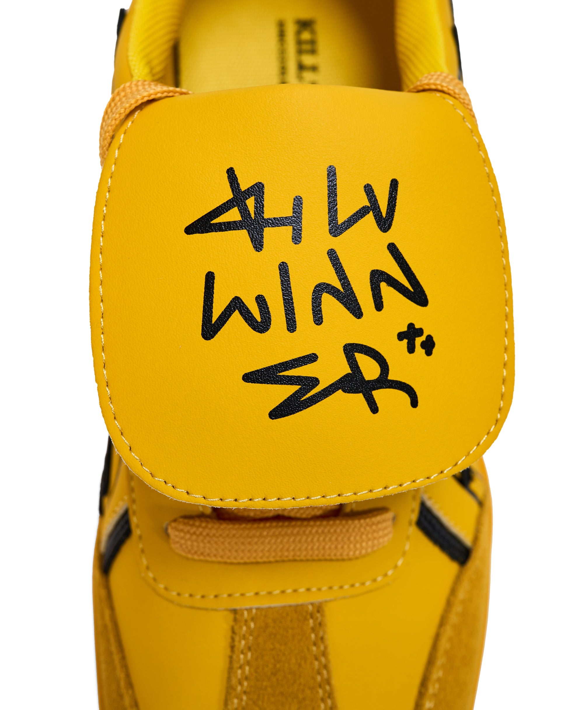 Yellow Graphic Retro Trainer Sneakers - Skipkicks