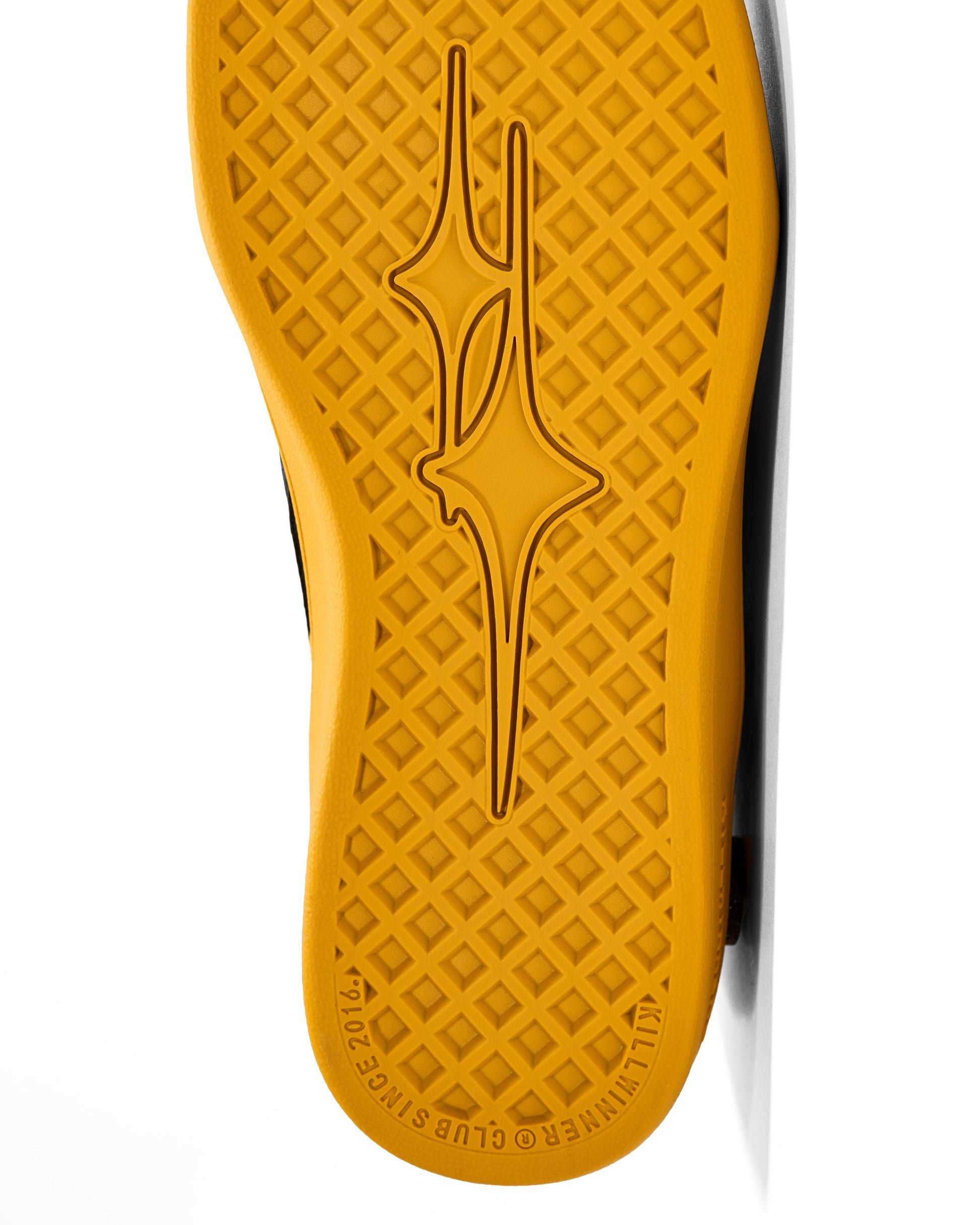 Yellow Graphic Retro Trainer Sneakers - Skipkicks