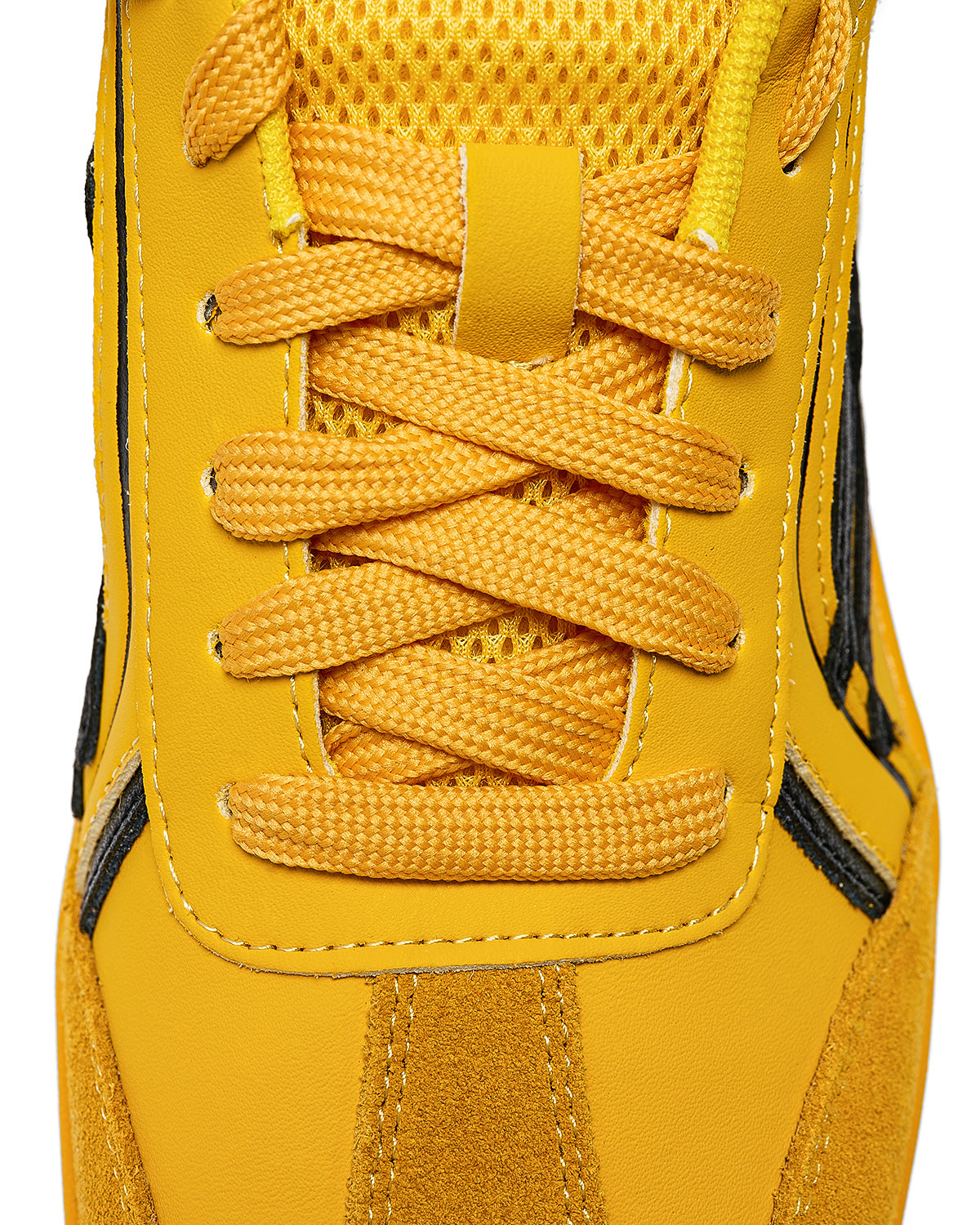 Yellow Graphic Retro Trainer Sneakers - Skipkicks