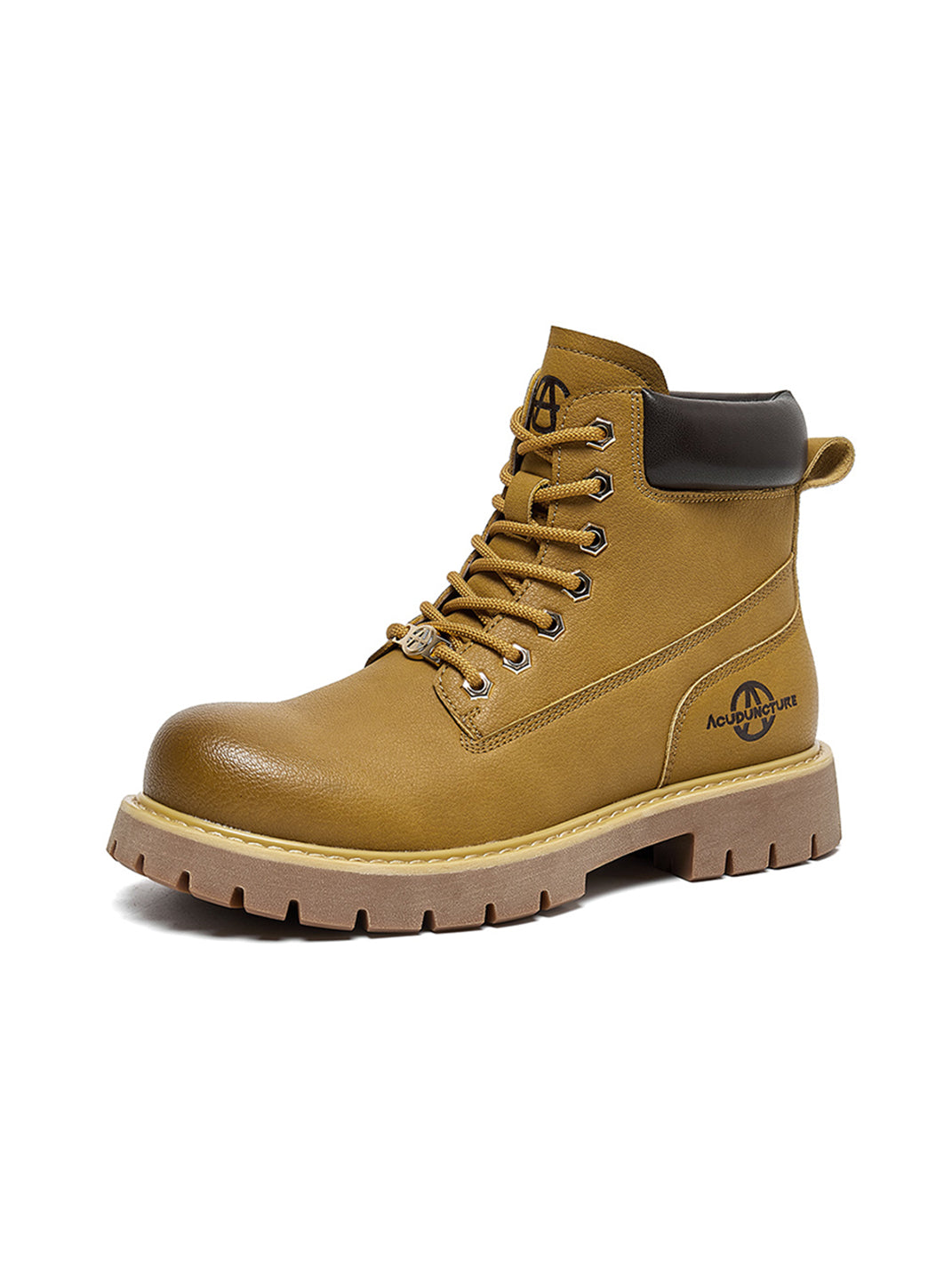 Zip-Front Lug-Sole Ankle Boots - Skipkicks