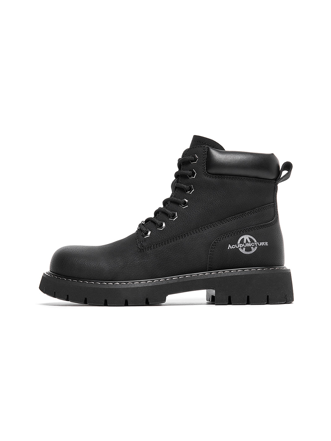Zip-Front Lug-Sole Ankle Boots - Skipkicks