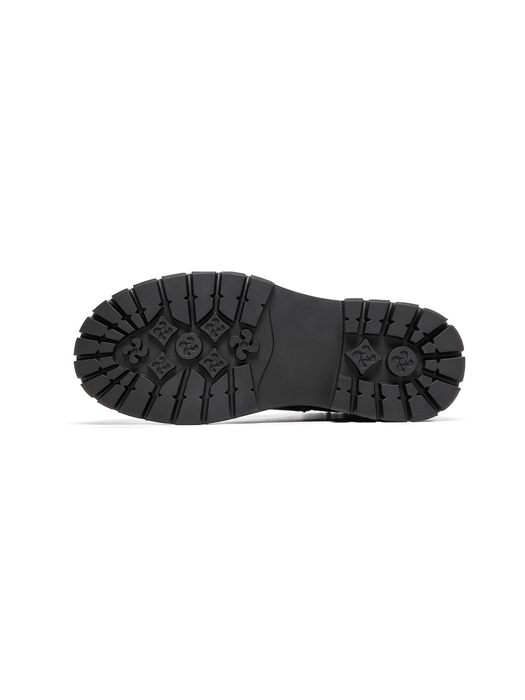 Zip-Front Lug-Sole Ankle Boots - Skipkicks